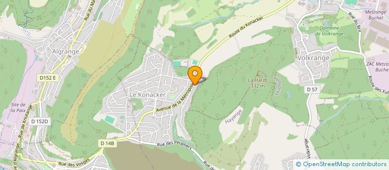 localisation de l'entreprise SOLELEV  HAYANGE