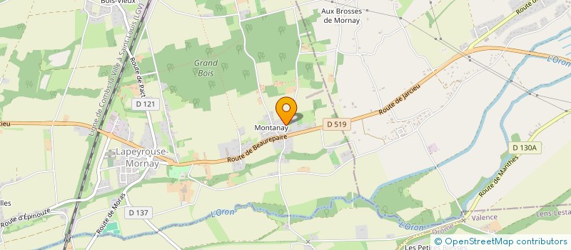 localisation de l'entreprise SOLELU  LAPEYROUSE-MORNAY