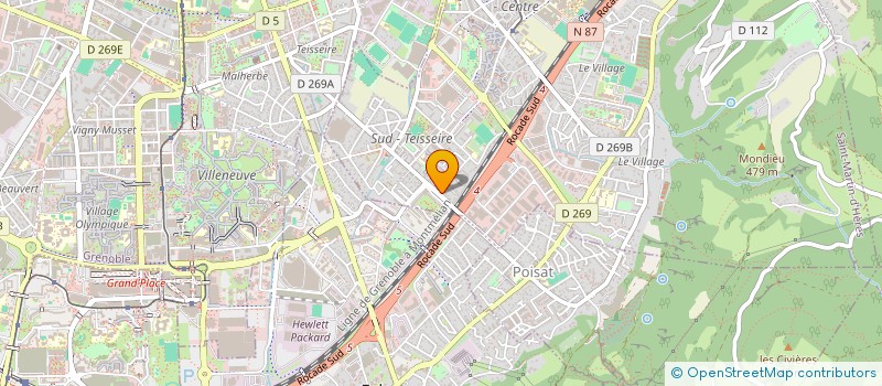 localisation de l'entreprise SOLELYSAF  SAINT-MARTIN-D'HERES