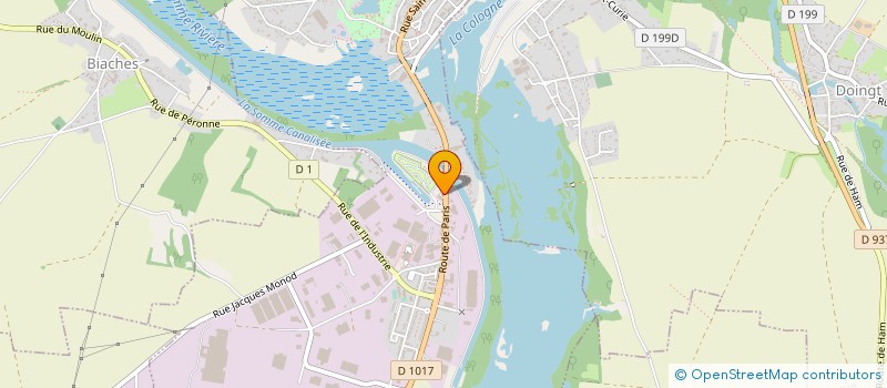 localisation de l'entreprise SOLEM  PERONNE