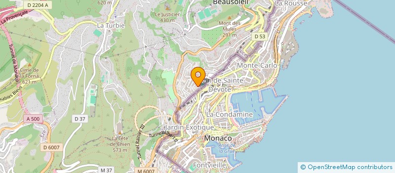 localisation de l'entreprise SOLEMARE à BEAUSOLEIL