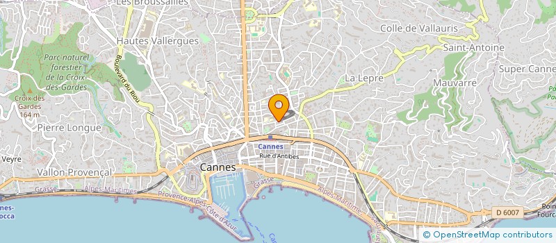 localisation de l'entreprise SOLEMI 10 RUE LYCKLAMA  CANNES