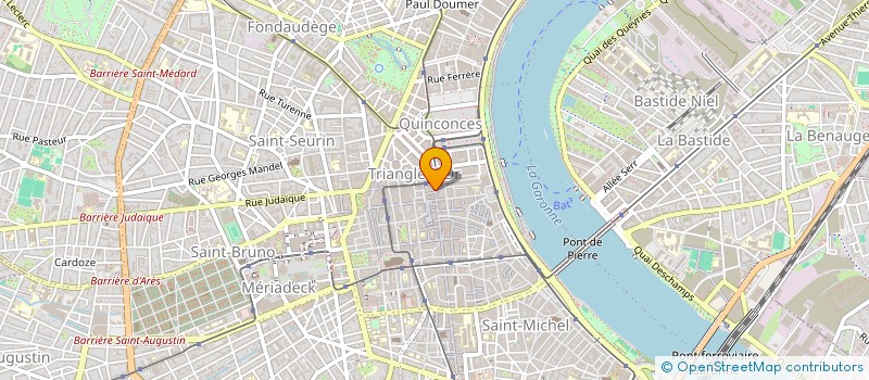 localisation de l'entreprise SOLEMIO à BORDEAUX