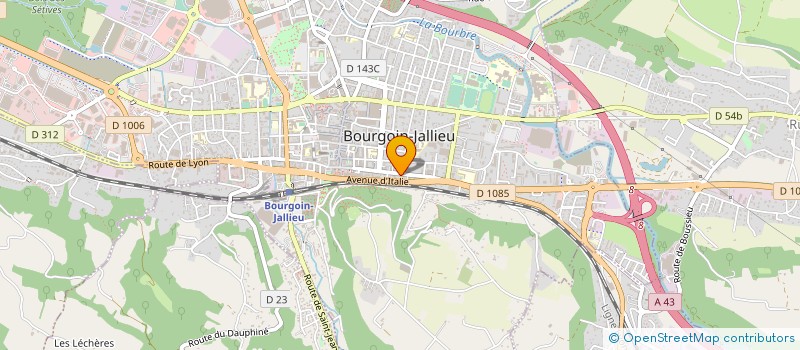 localisation de l'entreprise SOLEMMA INTERNATIONAL à BOURGOIN-JALLIEU