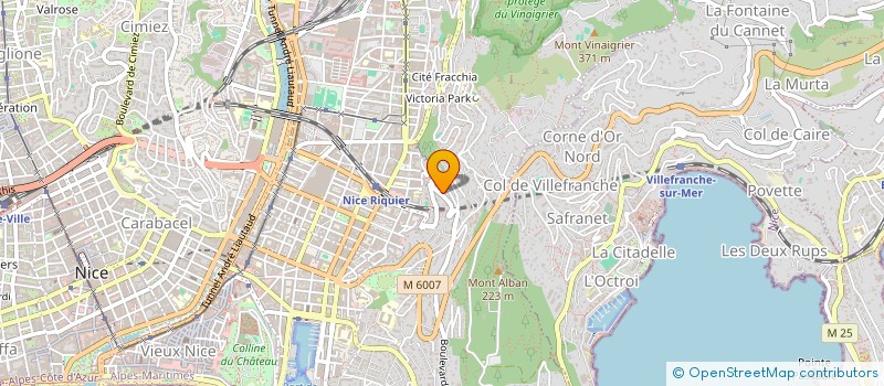 localisation de l'entreprise SOLEMNYS à NICE
