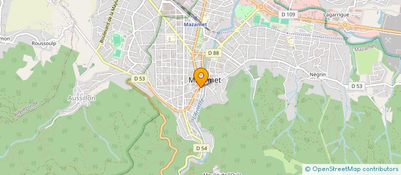 localisation de l'entreprise SOLENA à MAZAMET