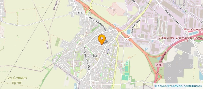 localisation de l'entreprise SOLENA à CORBAS