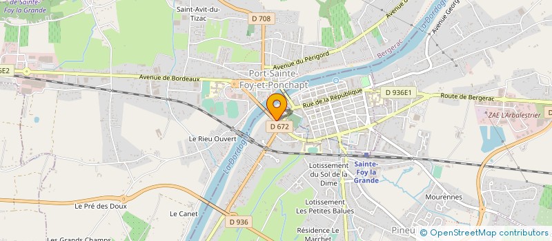 localisation de l'entreprise SOLENAIRGIE  PINEUILH