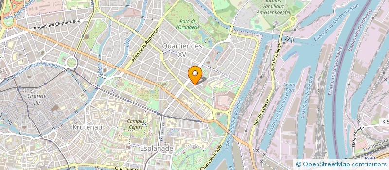 localisation de l'entreprise SOLENCE  STRASBOURG