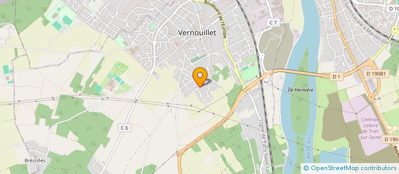 localisation de l'entreprise SOLEND  LES MUREAUX