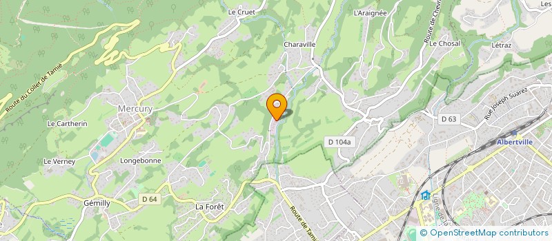 localisation de l'entreprise SOLENE  MERCURY