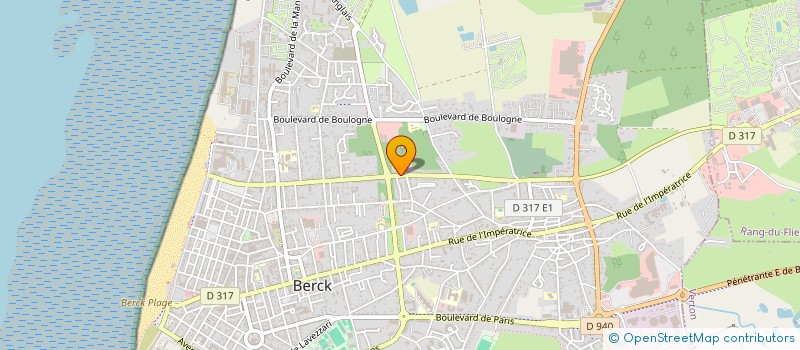 localisation de l'entreprise SOLENE à BERCK