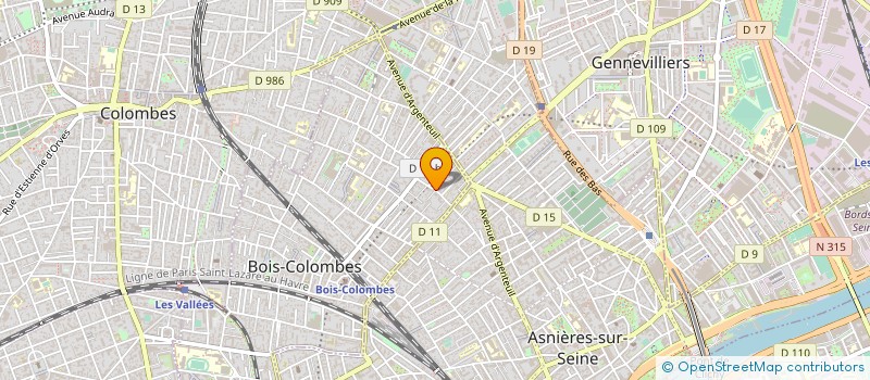 localisation de l'entreprise SOLENE CONSTRUCTION à BOIS-COLOMBES