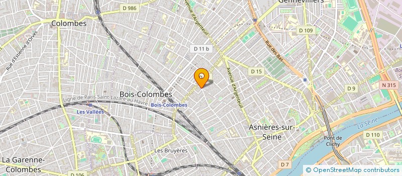 localisation de l'entreprise SOLENE INFORMATIQUE à ASNIERES-SUR-SEINE