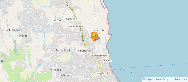 localisation de l'entreprise SOLENE & LUCAS à FOUESNANT