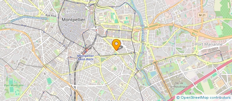 localisation de l'entreprise SOLENE PATRIMOINE à MONTPELLIER