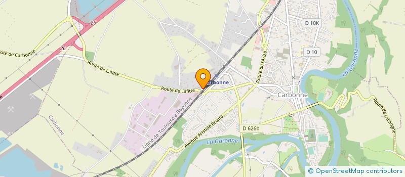 localisation de l'entreprise SOLENEO ENERGIES SERVICES à CARBONNE