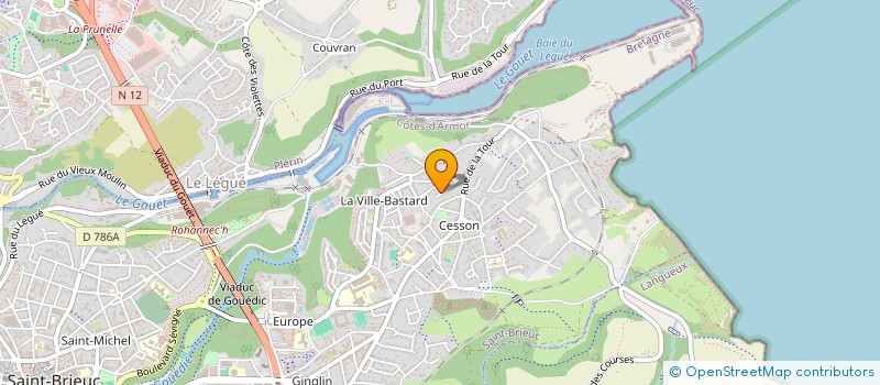 localisation de l'entreprise SOLENN DUCLOS à SAINT-BRIEUC