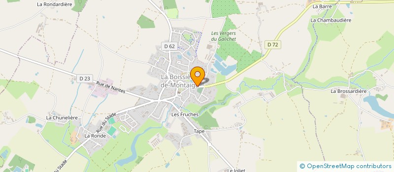 localisation de l'entreprise SOLENNCO à MONTAIGU-VENDEE