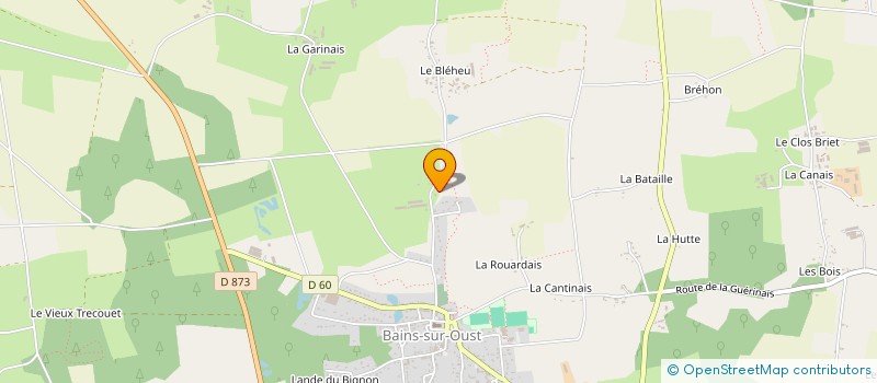 localisation de l'entreprise SOLENOA  BAINS-SUR-OUST