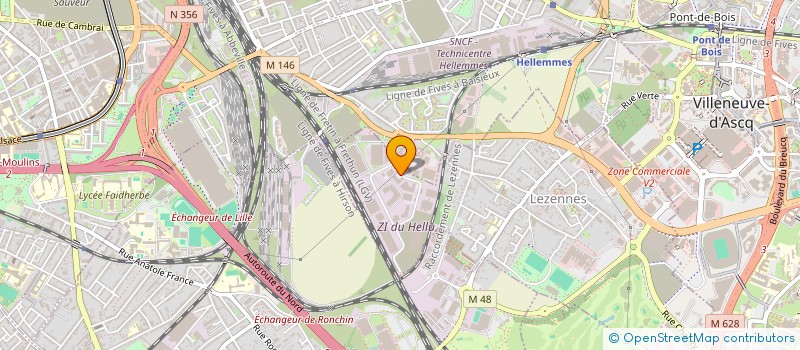 localisation de l'entreprise SOLENOR à LEZENNES