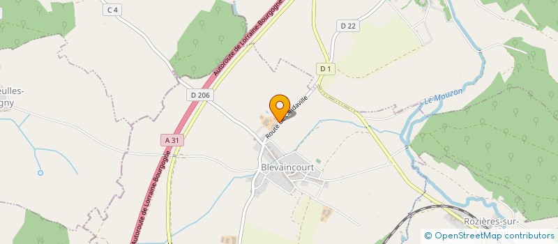 localisation de l'entreprise SOLEOL  BLEVAINCOURT