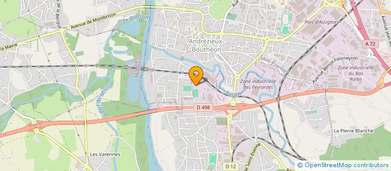 localisation de l'entreprise SOLEON  SAINT-JUST-SAINT-RAMBERT