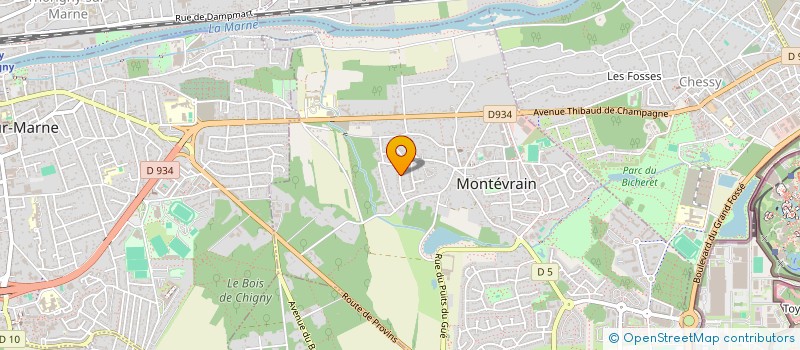 localisation de l'entreprise SOLEPHIL  MONTEVRAIN