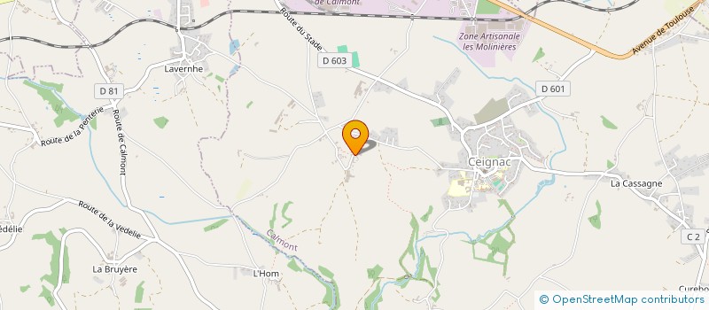 localisation de l'entreprise SOLER 12  FLAVIN