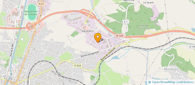 localisation de l'entreprise SOLER à AUCH