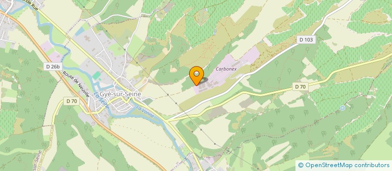 localisation de l'entreprise SOLER à GYE-SUR-SEINE