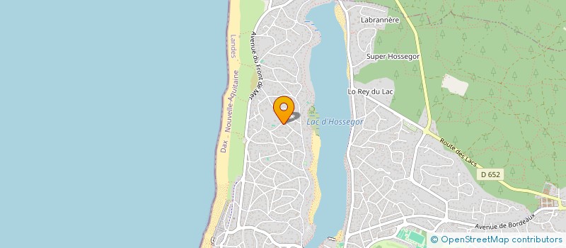 localisation de l'entreprise SOLER BRIGITTE ET JEAN LUC  SOORTS-HOSSEGOR