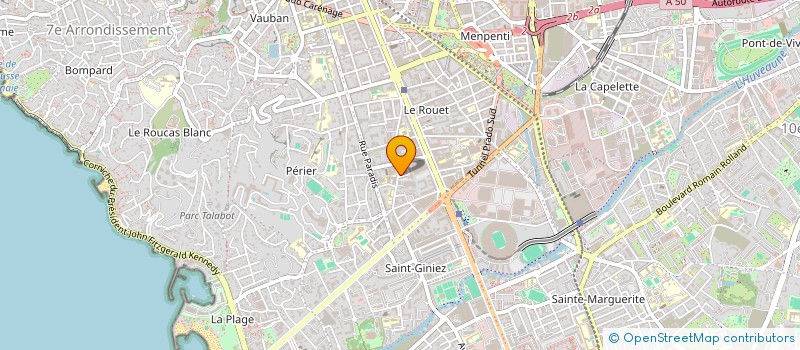 localisation de l'entreprise SOLER INVEST à MARSEILLE