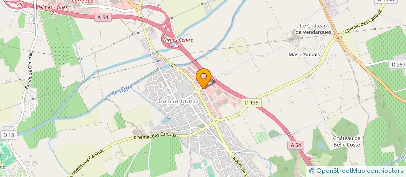 localisation de l'entreprise SOLER LAV'AUTO à CAISSARGUES