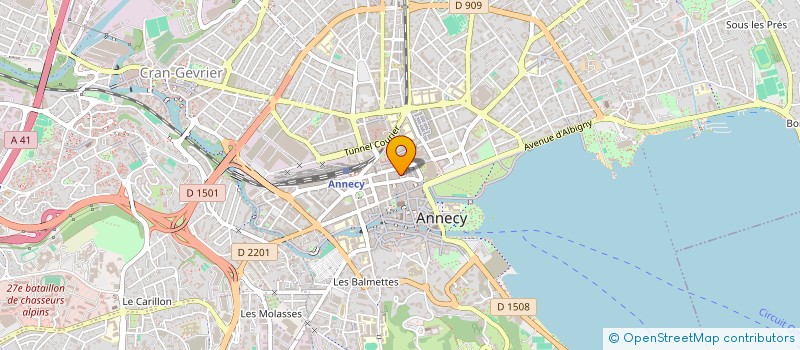 localisation de l'entreprise SOLER-ROCHEREAU à ANNECY