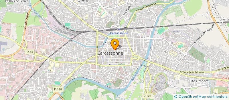 localisation de l'entreprise SOLERAL à CARCASSONNE
