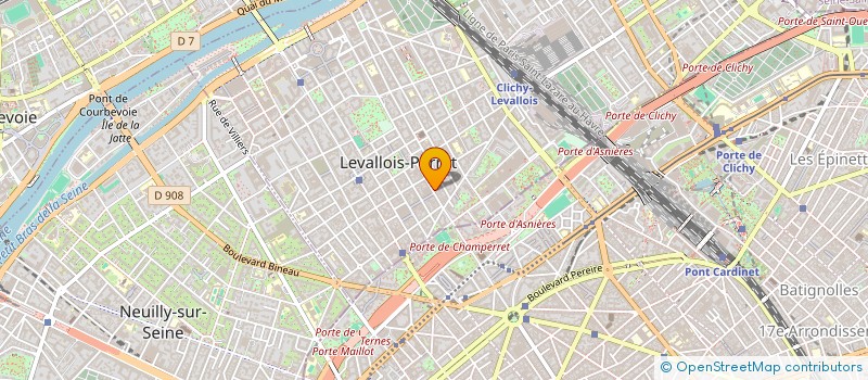 localisation de l'entreprise SOLEREST à LEVALLOIS PERRET