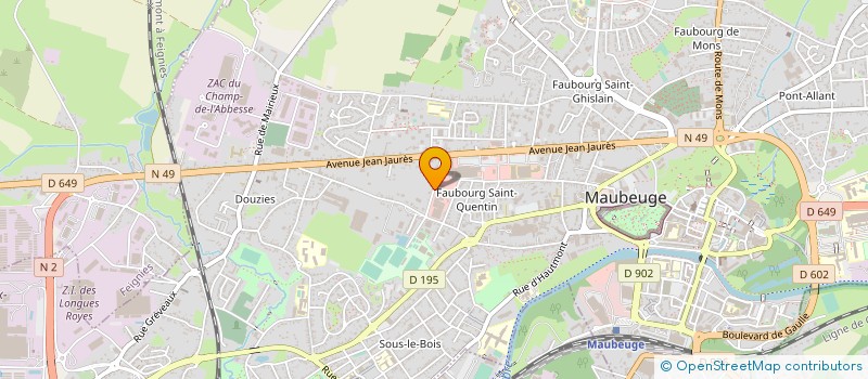 localisation de l'entreprise SOLERGY à MAUBEUGE