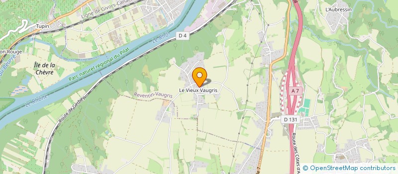 localisation de l'entreprise SOLERME  REVENTIN-VAUGRIS