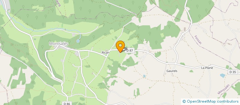 localisation de l'entreprise SOLERT  MONTSALES