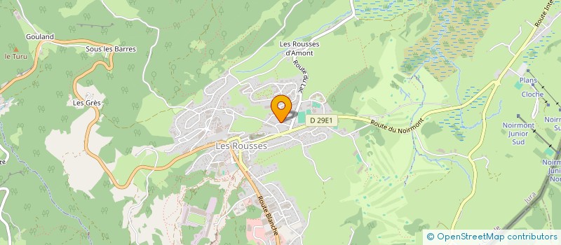 localisation de l'entreprise SOLERT  LES ROUSSES