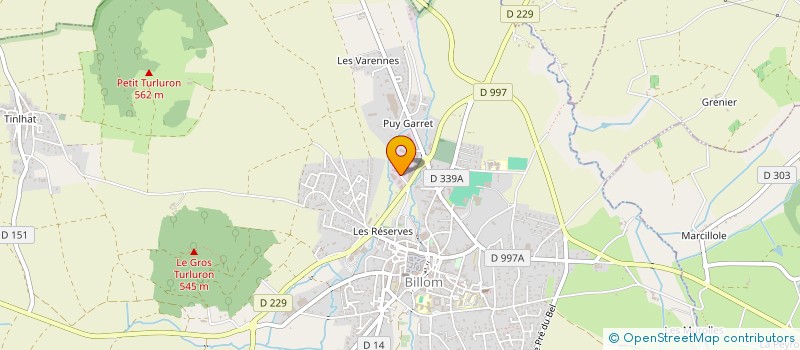 localisation de l'entreprise SOLERTY  BILLOM