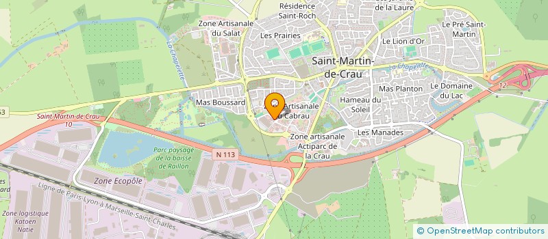 localisation de l'entreprise SOLERY à SAINT-MARTIN-DE-CRAU