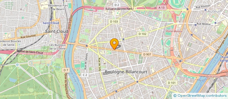 localisation de l'entreprise SOLES IMMO à BOULOGNE-BILLANCOURT