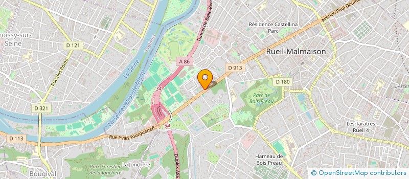 localisation de l'entreprise SOLETANCHE BACHY SERVICES à RUEIL-MALMAISON
