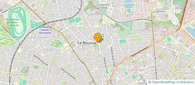 localisation de l'entreprise SOLETBAT à LE BOUSCAT