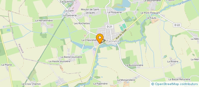 localisation de l'entreprise SOLETI  PANNECE