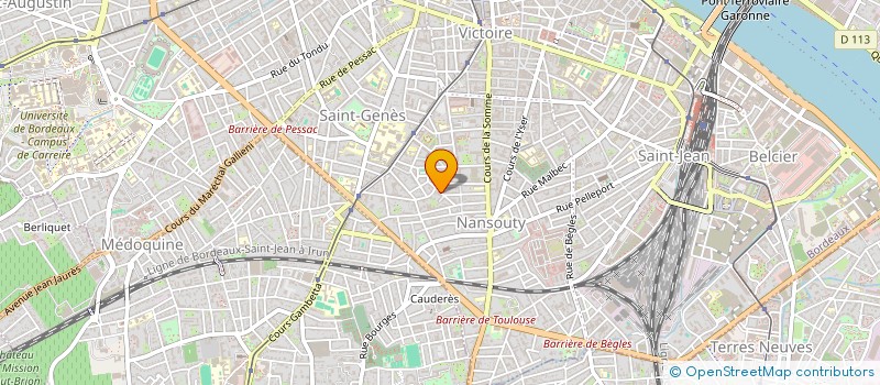 localisation de l'entreprise SOLETTE  BORDEAUX