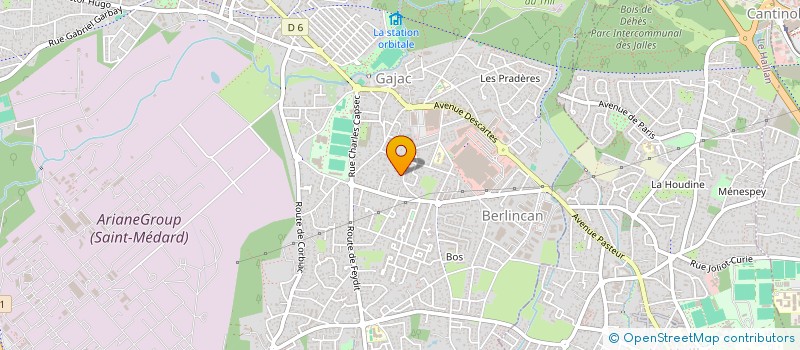 localisation de l'entreprise SOLETUDE à EYSINES