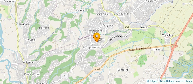 localisation de l'entreprise SOLEVA à PETIT-BOURG